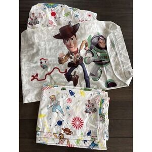 Disney Pixar Toy Story 4 Twin Sheet Set Multi-Color 100% Polyester